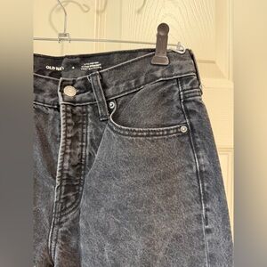 Old Navy Charcoal Black Denim Pants